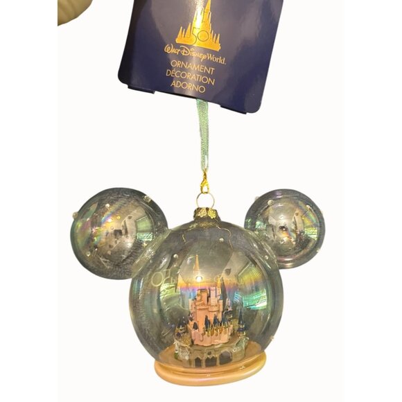 Walt Disney World 50th Anniversary Ornament With Cinderella Castle - Picture 10 of 11